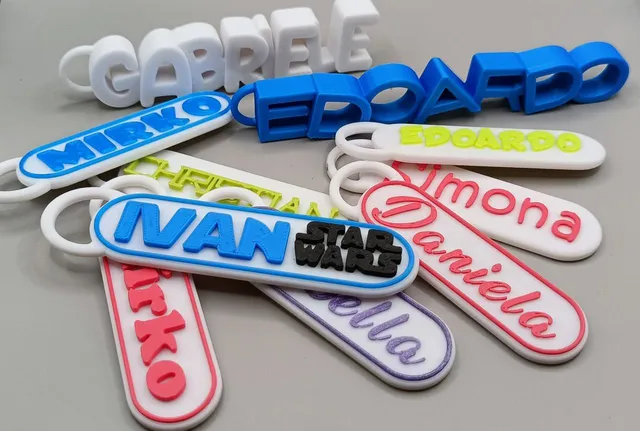 Name Key Chain