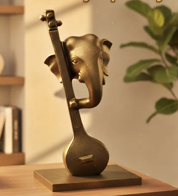 Lord Ganesha's Serene Symphony