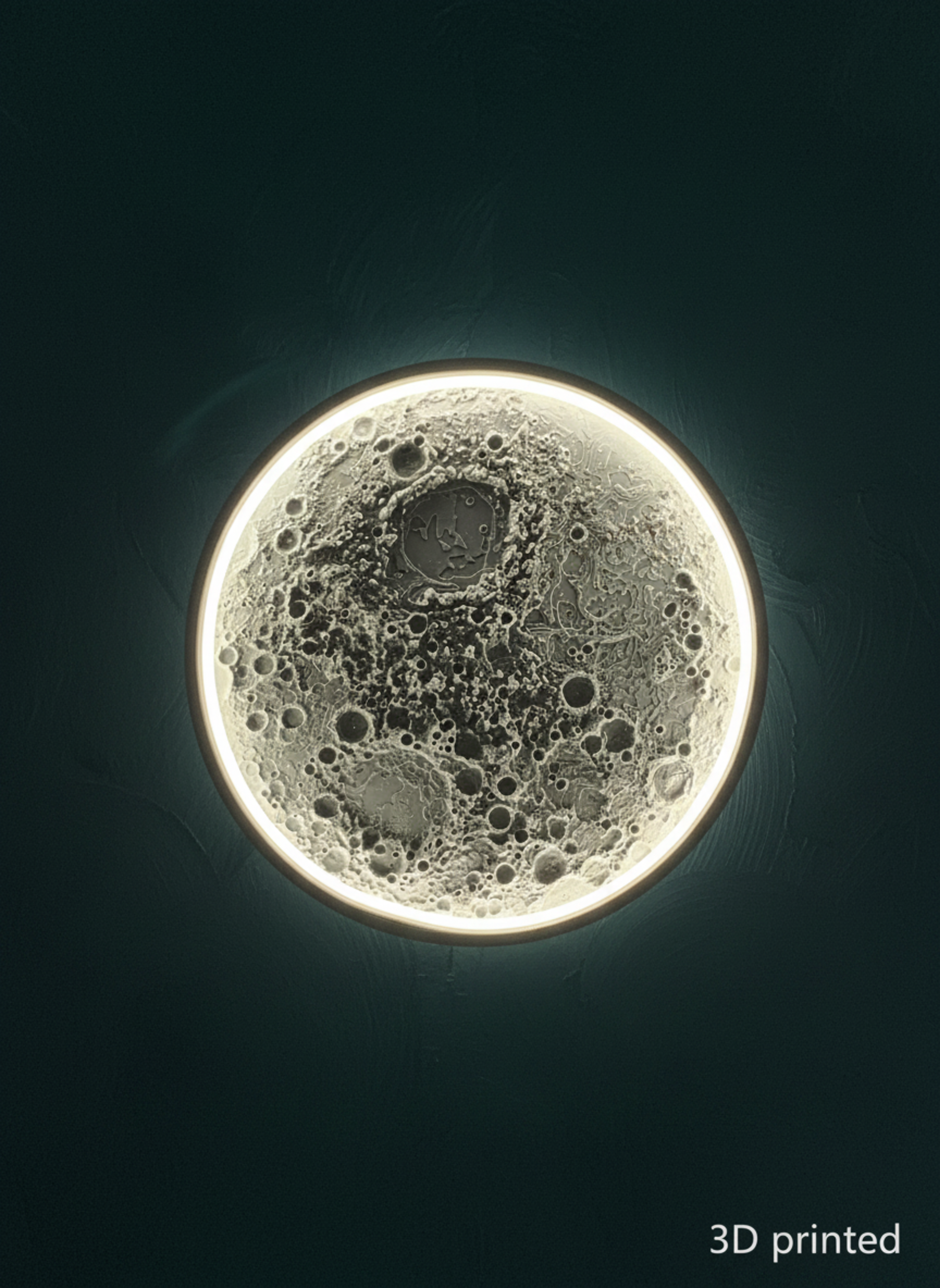 Moon's topography Lamp